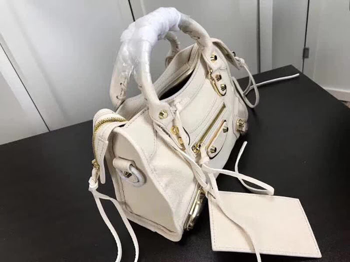 BALENCIAG巴黎世家 經典機車 原版山羊皮 包邊五金款 手提肩背斜挎包  BL1433
